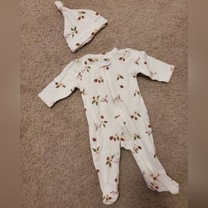 Carter's Floral sleeper 3m